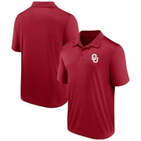 Polo cu Logo-ul principal Crimson Oklahoma Sooners pentru bărbați