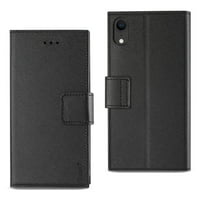 Husă Iphone Xr 3 în portofel în negru