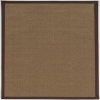 Linon Home D ROMCOR FAU Sisal area Carpet sau Runner Collection, maro si maro, 8' 10'6