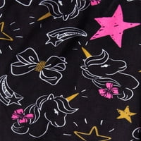 Jojo Siwa Girl ' s Raglan pijama Shirt & Pants set de somn Din 2 piese