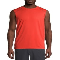 Russell bărbați și Big bărbați Active fără mâneci musculare T-Shirt, până la dimensiunea 3XL
