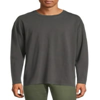 Fără limite tricouri supradimensionate Cu mânecă lungă pentru bărbați și bărbați Mari, pachet de 2, până la dimensiunea 5XL