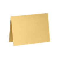 LUXPaper A Pliat Notecards, Aur Metalic, 1 2, 1000 Pachet