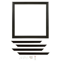 Kit de încadrare a oglinzilor decorative Zenna Home, cu margini teșite, în., Espresso