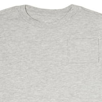 Tricouri cu mânecă scurtă cu imprimeu Wonder Nation Boys, dimensiuni 4 - & Husky