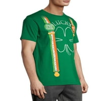 Patrick 's Day Norocos Bretele bărbați și bărbați Mari' s grafic T-Shirt