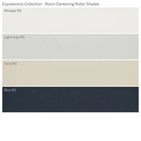 Custom Expressions Collection, Cameră Fără Fir Întunecare Umbra Roller, Albastru, 3 4 Latime 48 Lungime