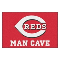 - Cincinnati Reds Man Cave Starter covor 19x30