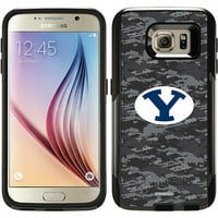 Brigham Young întuneric Camo Design pe OtterBo Commuter seria caz pentru Samsung Galaxy S6
