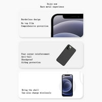 Surlong Ultra subțire Slim Fit telefon caz pentru Apple iPhone 12, iPhone Pro