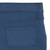 Pantaloni scurți Terry francezi Wonder Nation Girl, pachet 2, Dimensiuni 4-și Plus