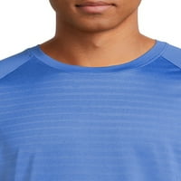 Tricou activ cu dungi asimetrice Russell pentru bărbați și bărbați mari, până la dimensiunea 5XL