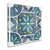Marcă comercială Fine Art 'Garden Getaway Tile VIII Blue' Canvas Art de Laura Marshall