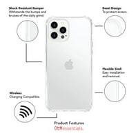 Essentials iPhone hibrid telefon caz, săgeți de fotografiere