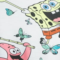 Tricou Grafic Spongebob Juniors' Butterfly Catching