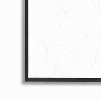 Stupell Industries femeie și iepure floare albă pictură cu animale artă încadrată neagră imprimare artă de perete, 24x30