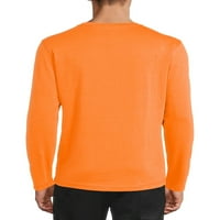Tricou Tri-Blend cu mânecă lungă pentru bărbați și bărbați mari, cu mânecă lungă, până la dimensiunea 5XL