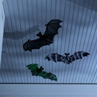 Mod de a sărbători Bat agățat decor de Halloween, Set de 3