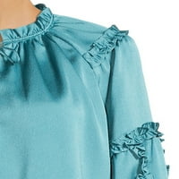 Bluza Țărănească Pioneer Woman Micro Ruffle, Femei