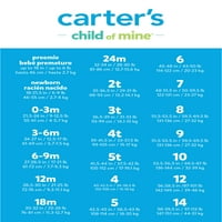 Carter ' s Child Of Mine set de pijamale de Paște pentru bebeluși și copii mici, 4 Piese, dimensiuni 12M-5T
