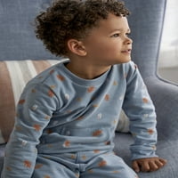 Gerber Baby și Toddler băiat sau fată Unise Sweatshirt & Active Pant , 2 piese, dimensiuni luni-5T